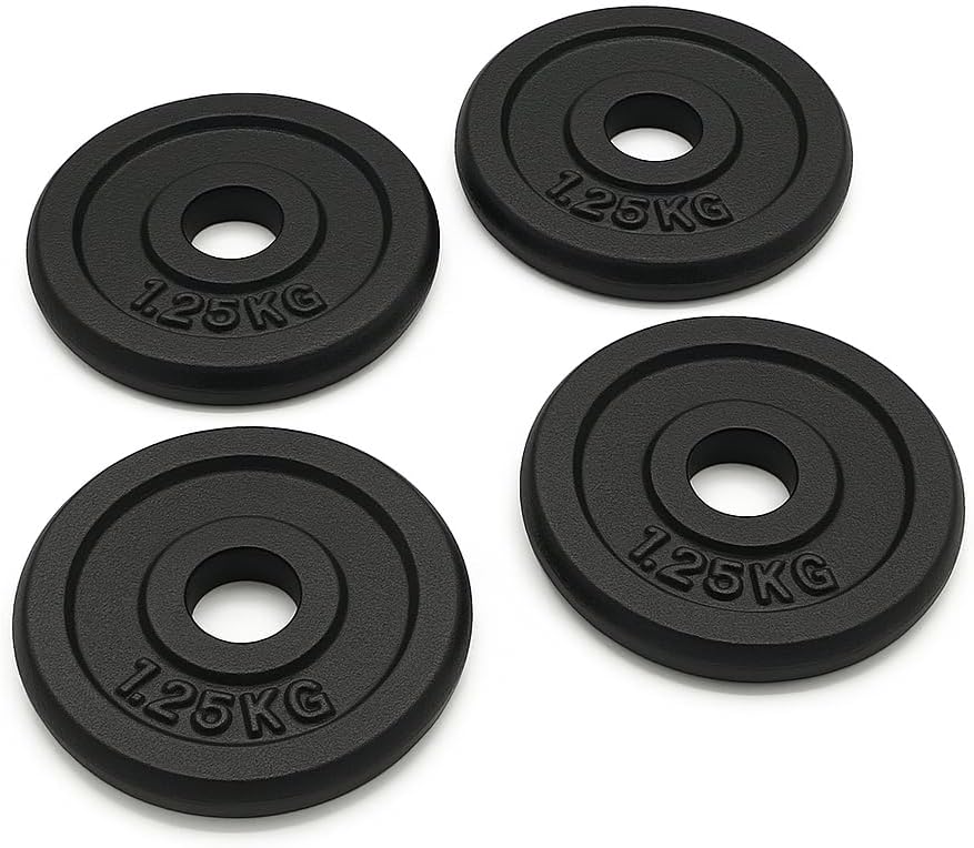 FLG Cast Iron Weight Barbell Plates Set 1.25kg - 10kg