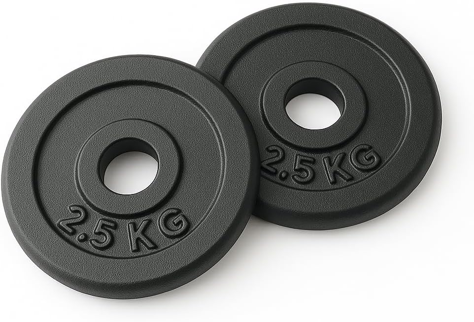 FLG Cast Iron Weight Barbell Plates Set 1.25kg - 10kg