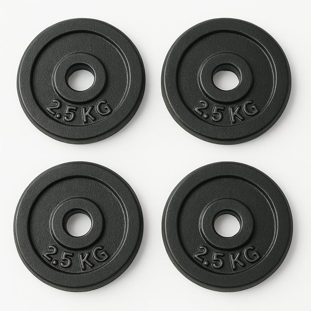 FLG Cast Iron Weight Barbell Plates Set 1.25kg - 10kg