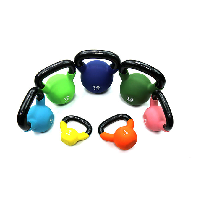 FLG Covered Neoprene Kettlebell Cast Iron 6KG - 24KG
