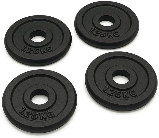 FLG Cast Iron Weight Barbell Plates Set 1.25kg - 10kg