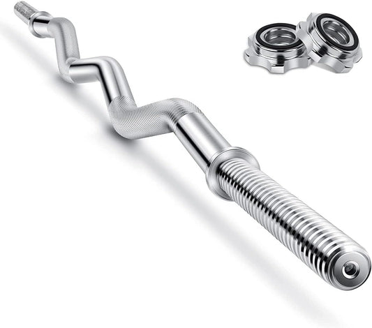 FLG Standard Gym Weight Lifting Barbell Curl Bar 4ft