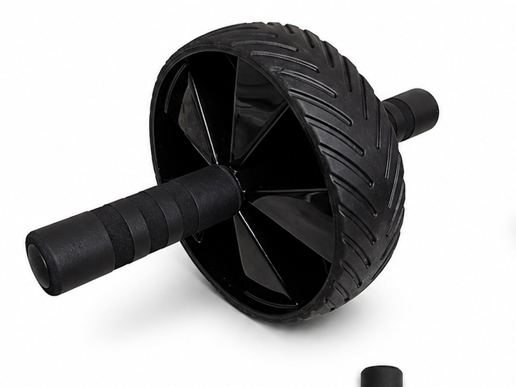 FLG Ab Wheel Roller, Including  Abdominal Exercise Set, Exercise equipment, for Core Abs, Max. 150 kg, Home Training, Abdominal Roller, Workout equipment, For Push Ups